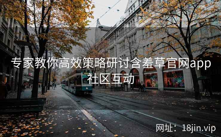 专家教你高效策略研讨含羞草官网app社区互动