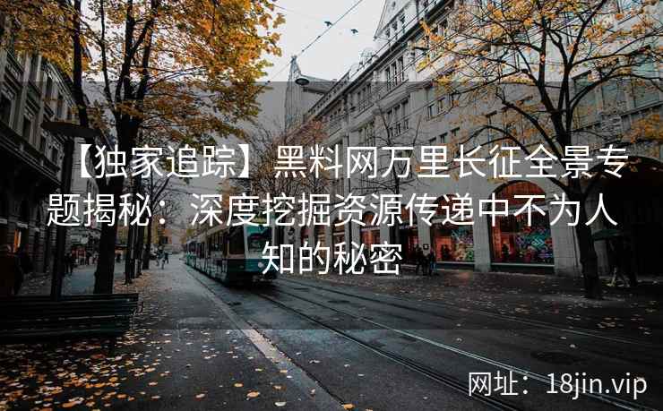 【独家追踪】黑料网万里长征全景专题揭秘：深度挖掘资源传递中不为人知的秘密